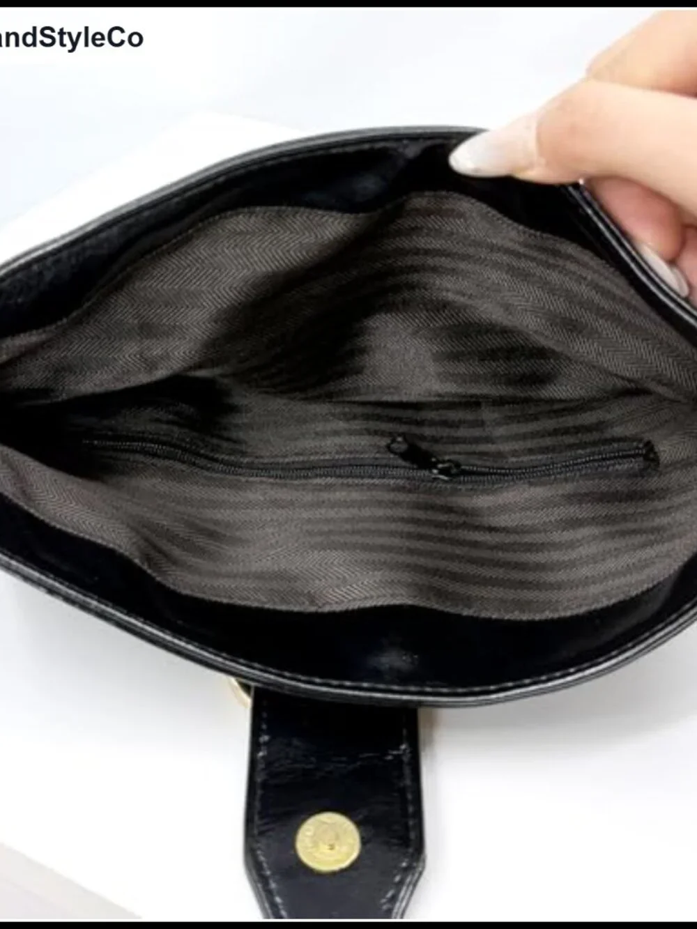 Evening Clutch Bag for Women, Sequin/Patent Leather/Woven PU Leather with Metal
